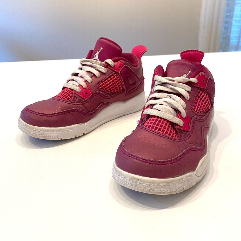 2018 Nike Air Jordan Retro 4 Berry Rush Sneakers Style 807671-661 US‎ Size 12C